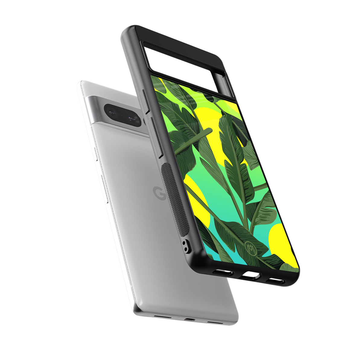 nostalgic floral back phone cover | glass case for google pixel 7 pro