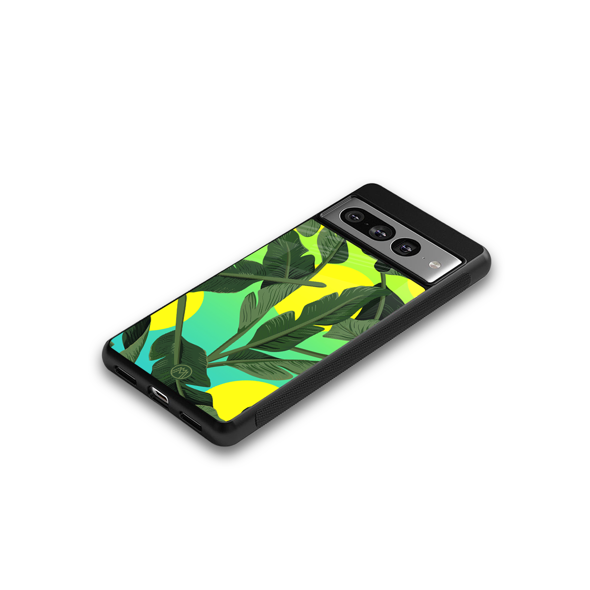 nostalgic floral back phone cover | glass case for google pixel 7 pro