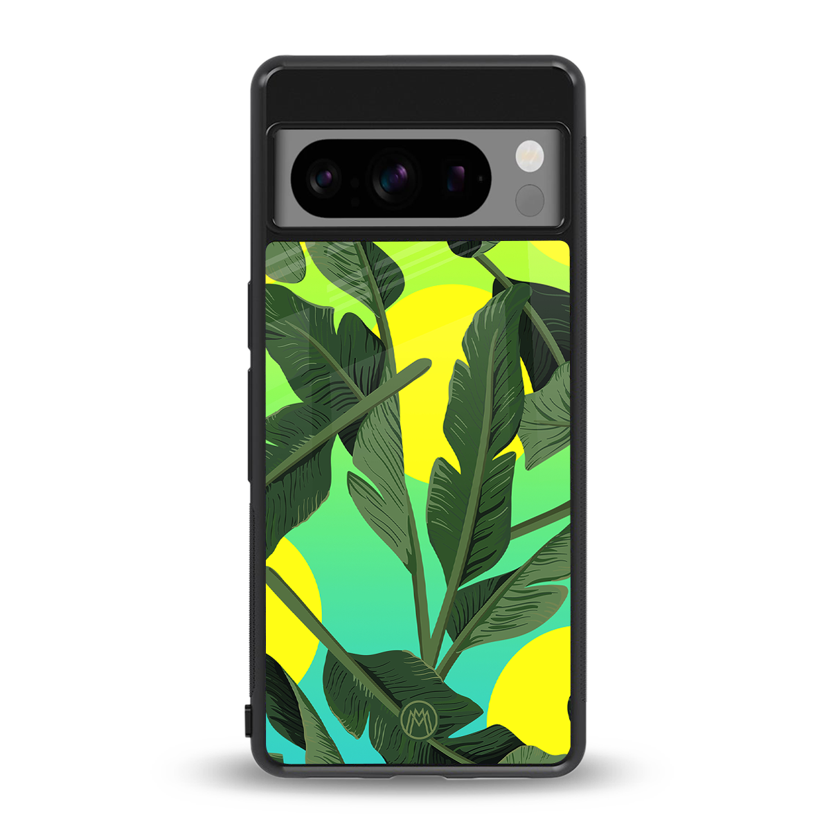 nostalgic floral back phone cover | glass case for google pixel 8 pro