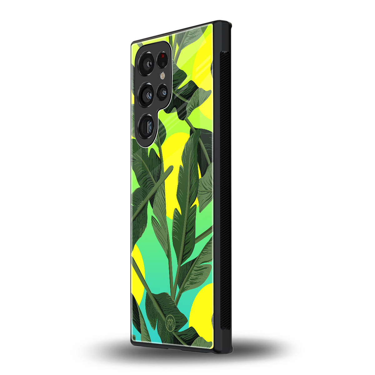 nostalgic floral back phone cover | glass case for samsung galaxy s24 ultra