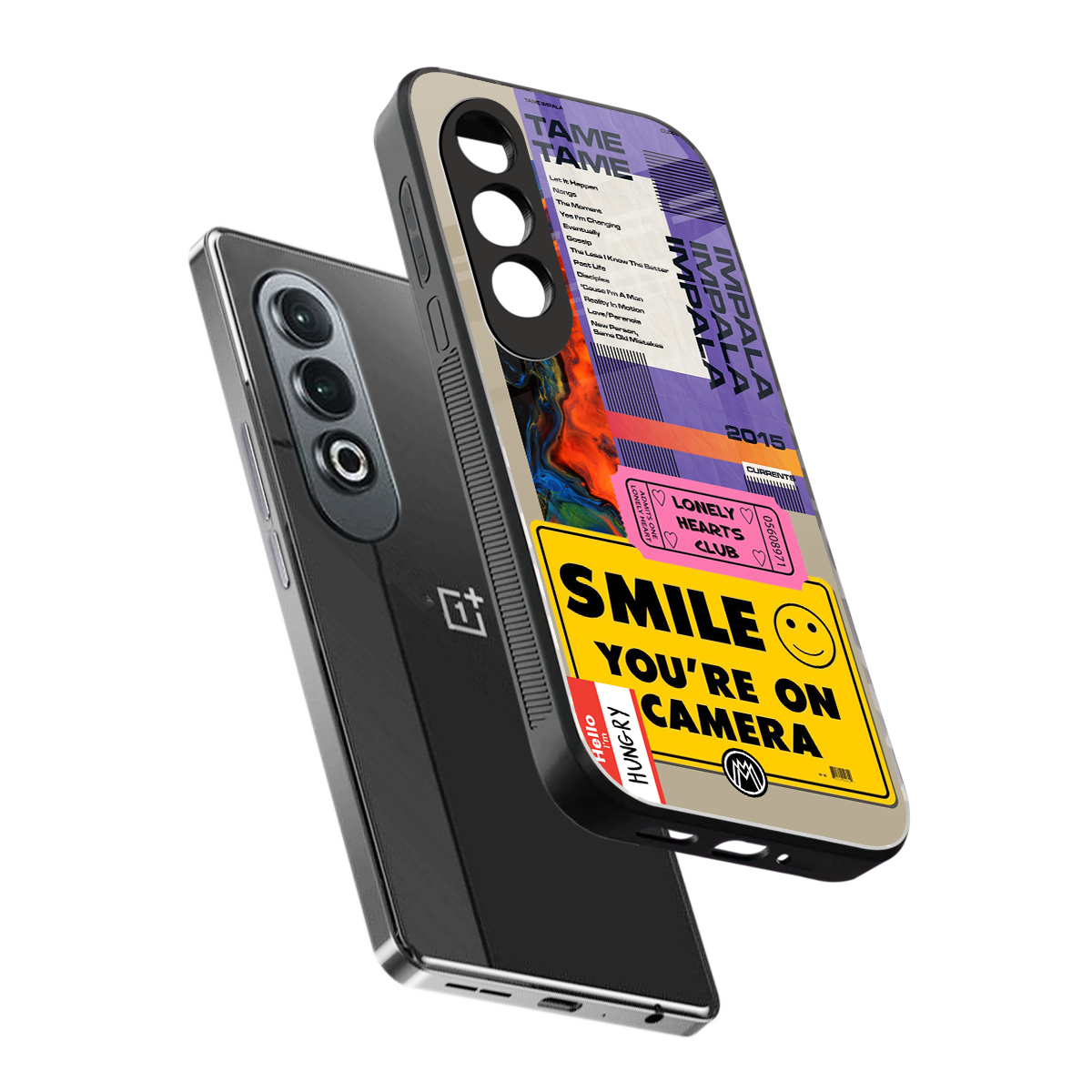 nostalgic stickers back phone cover | glass case for oneplus nord ce 4