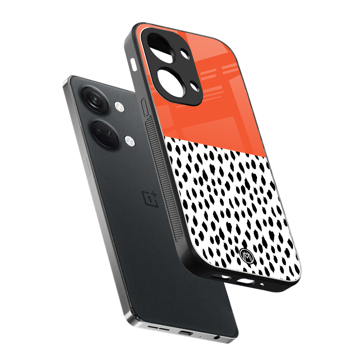 nostalgic tangerine back phone cover | glass case for oneplus nord 3