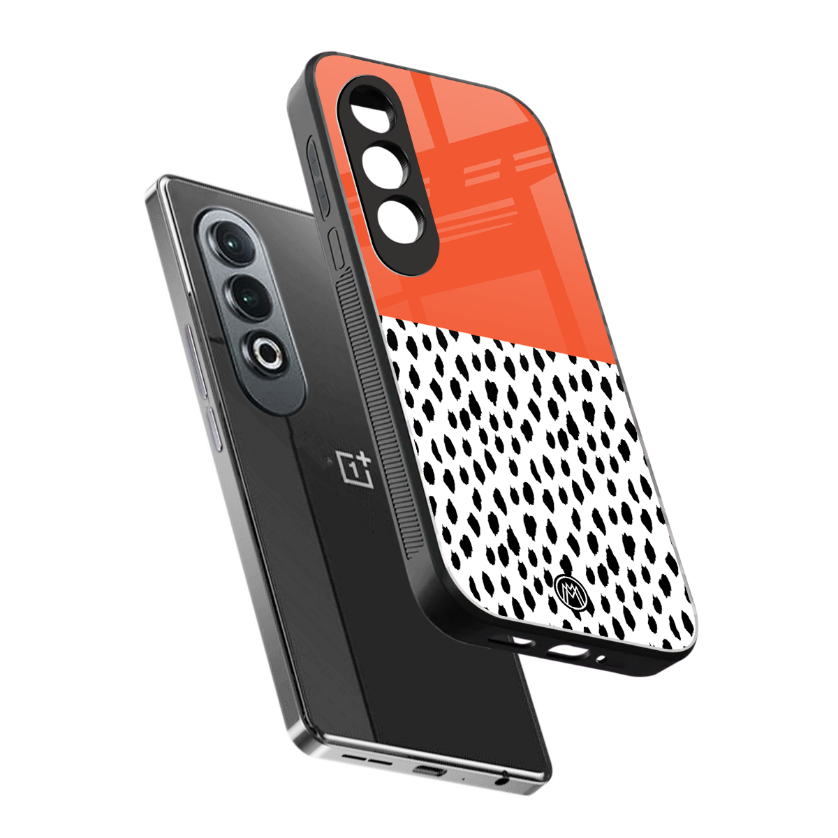 nostalgic tangerine back phone cover | glass case for oneplus nord ce 4