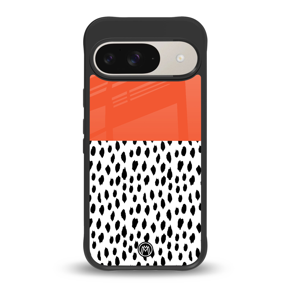 nostalgic tangerine back phone cover | glass case for google pixel 9