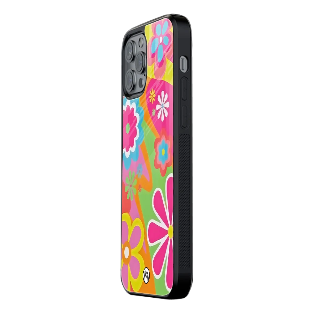 Slim Glass Back Phone Case for Multiple Brands โ iPhone, Samsung, Redmi, OnePlus, Oppo, Vivo