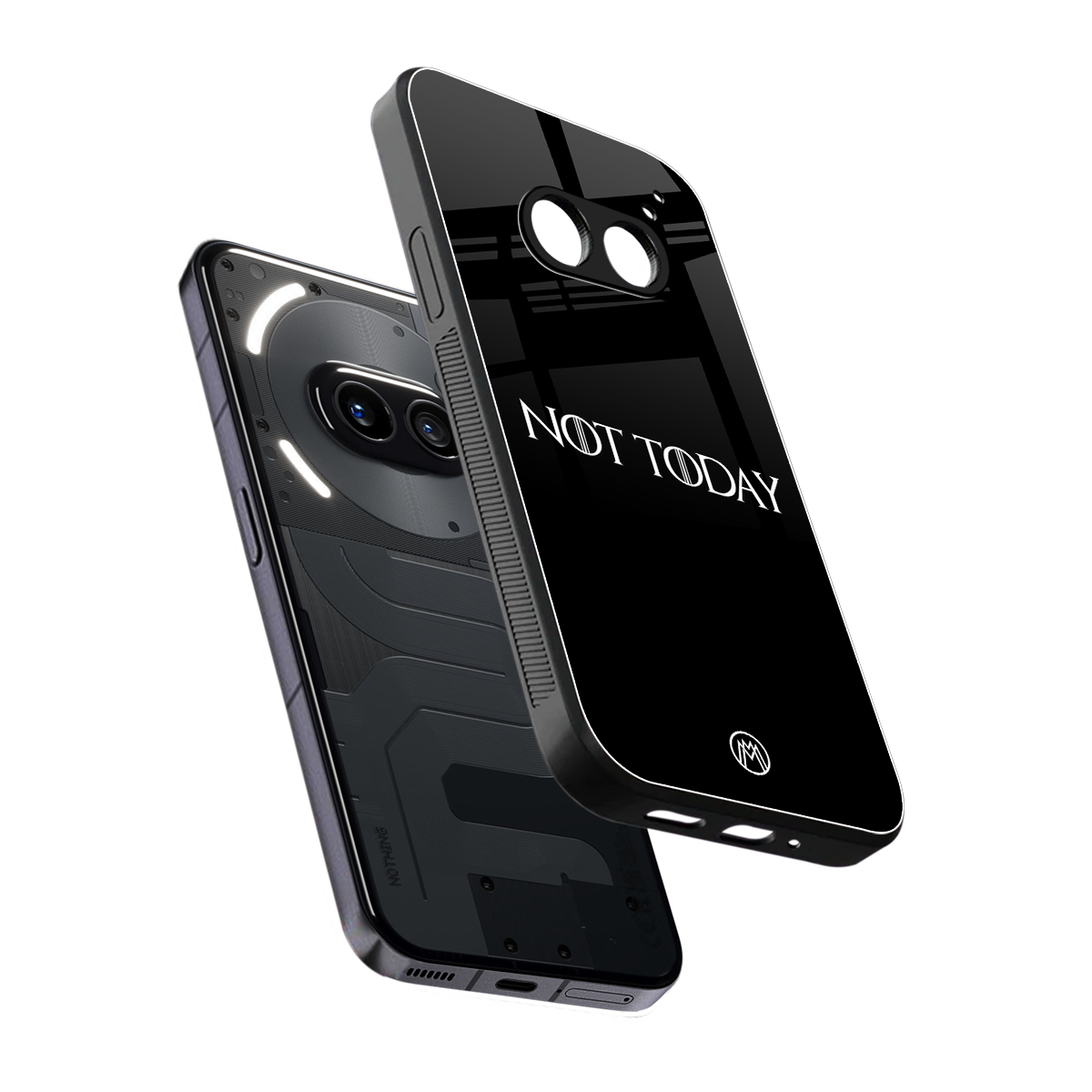 not today back phone cover | glass case for nothing phone 2a