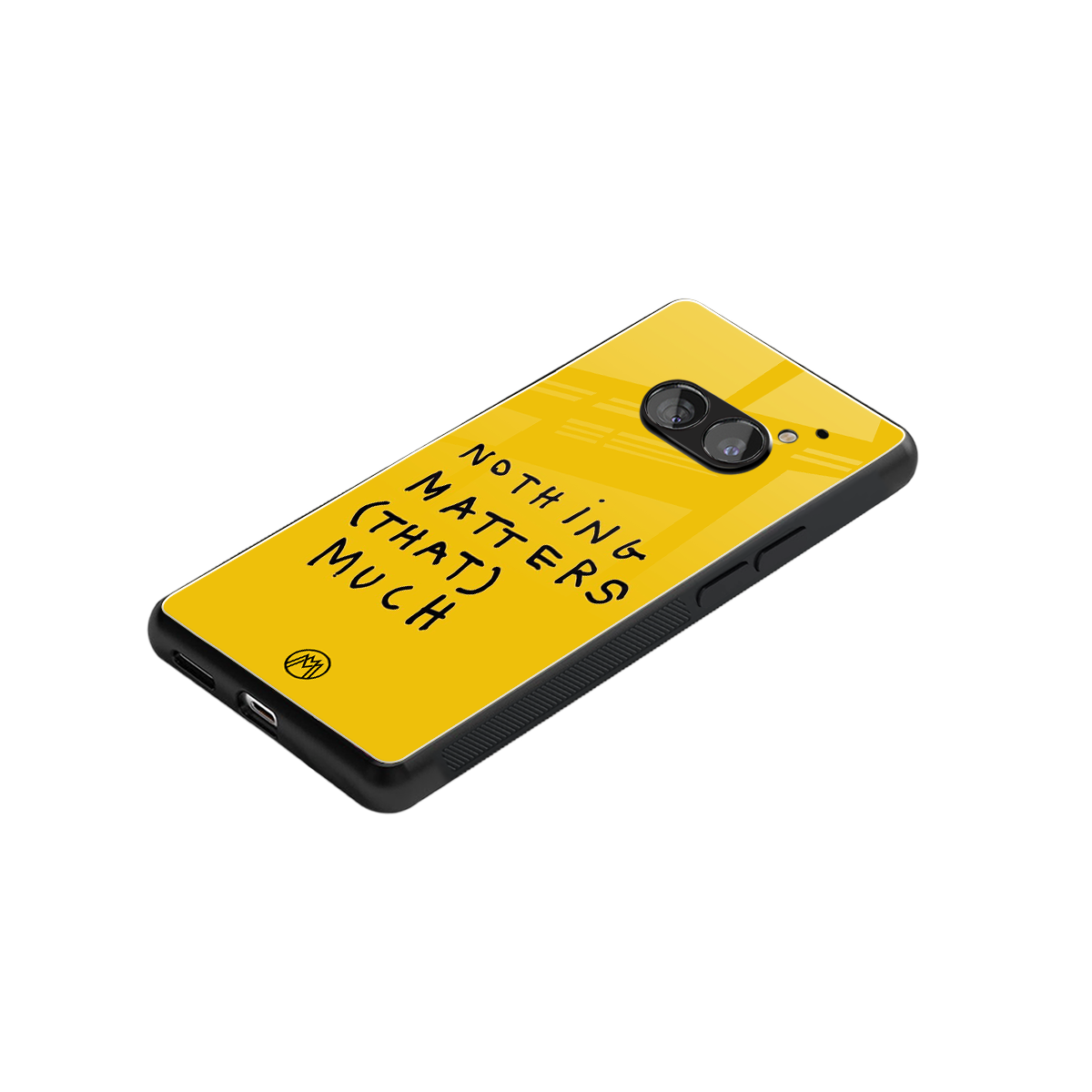 nothing matters that much back phone cover | glass case for nothing phone 2a