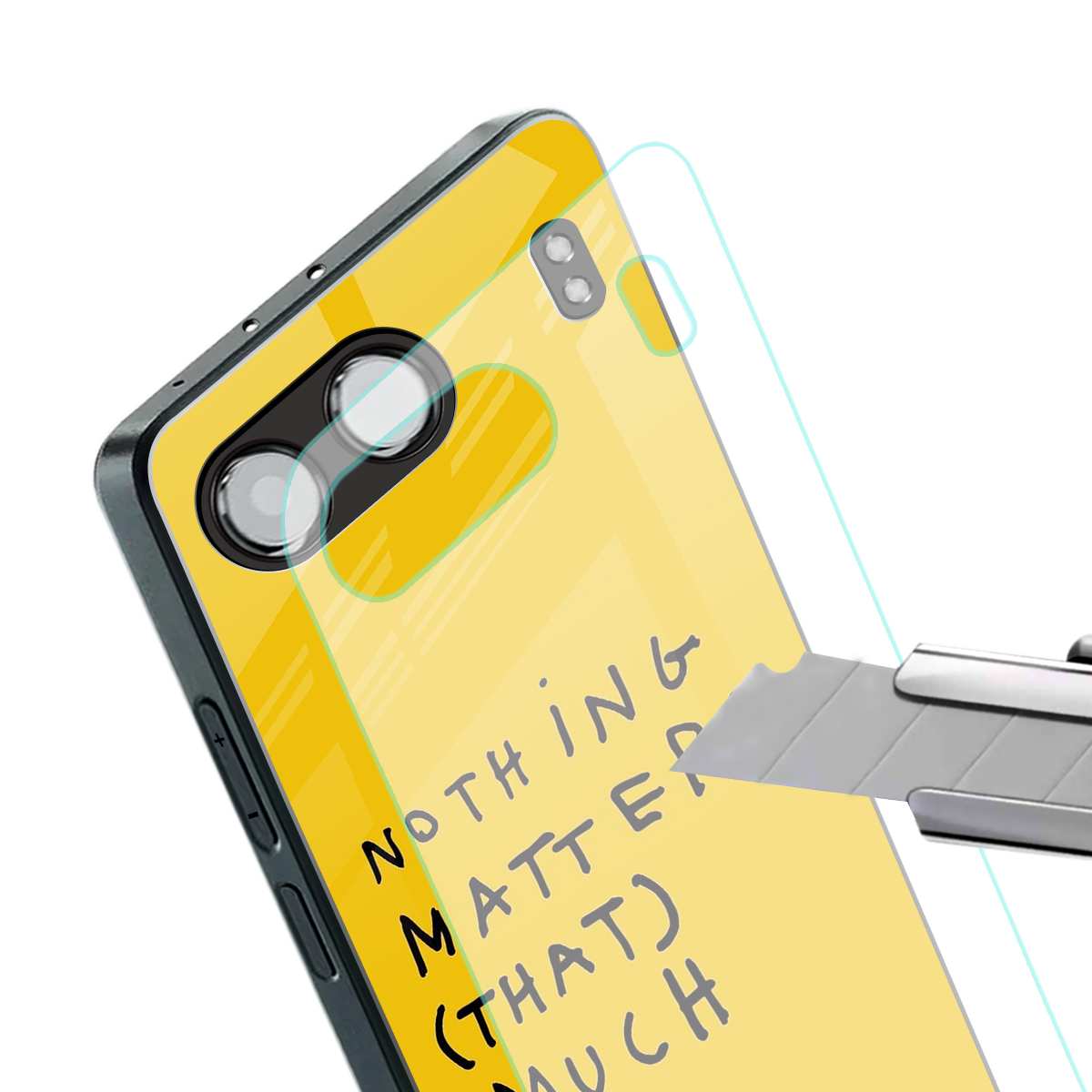 nothing matters that much back phone cover | glass case for oneplus nord 4