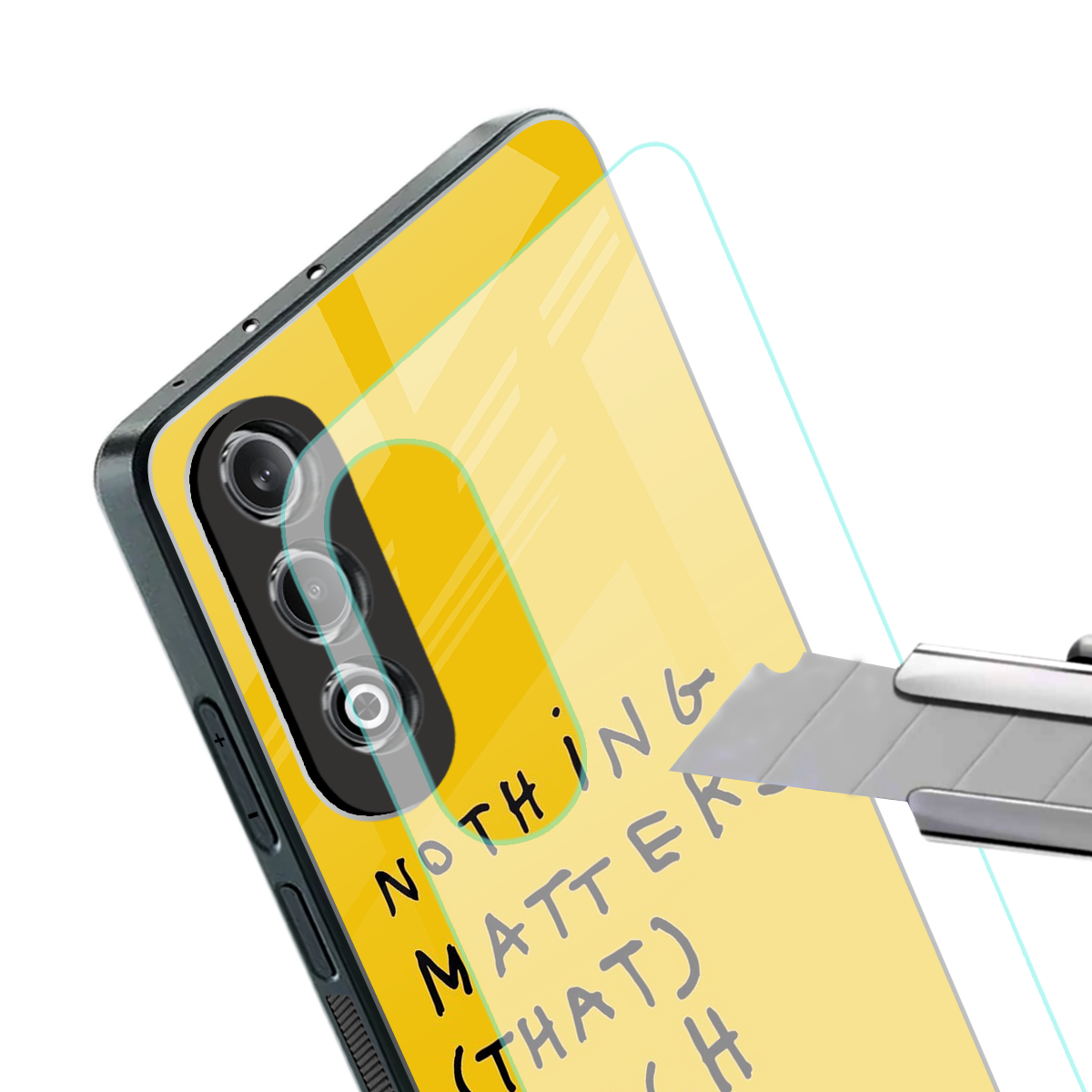 nothing matters that much back phone cover | glass case for oneplus nord ce 4