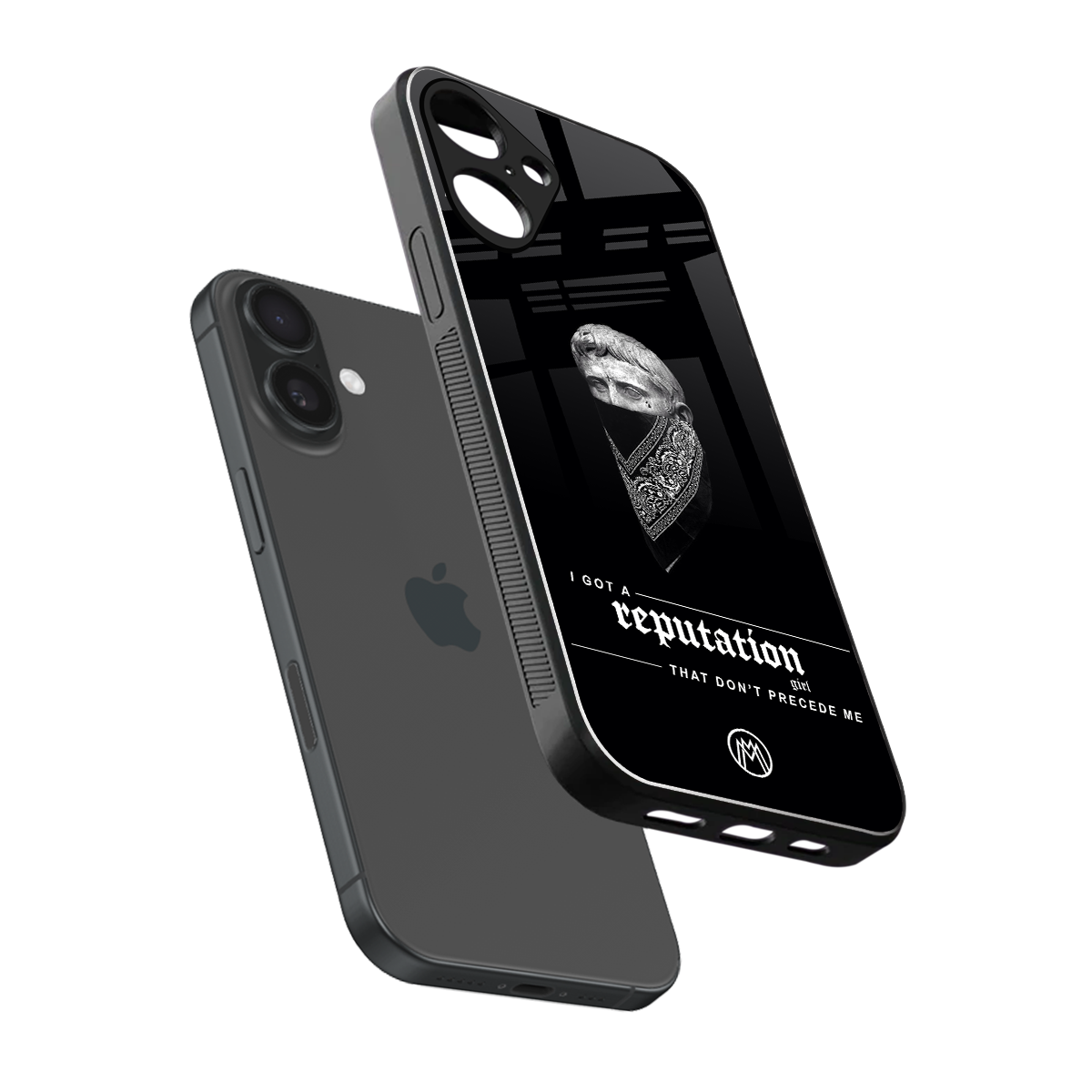 notorious back phone cover | glass case for iphone 16 plus