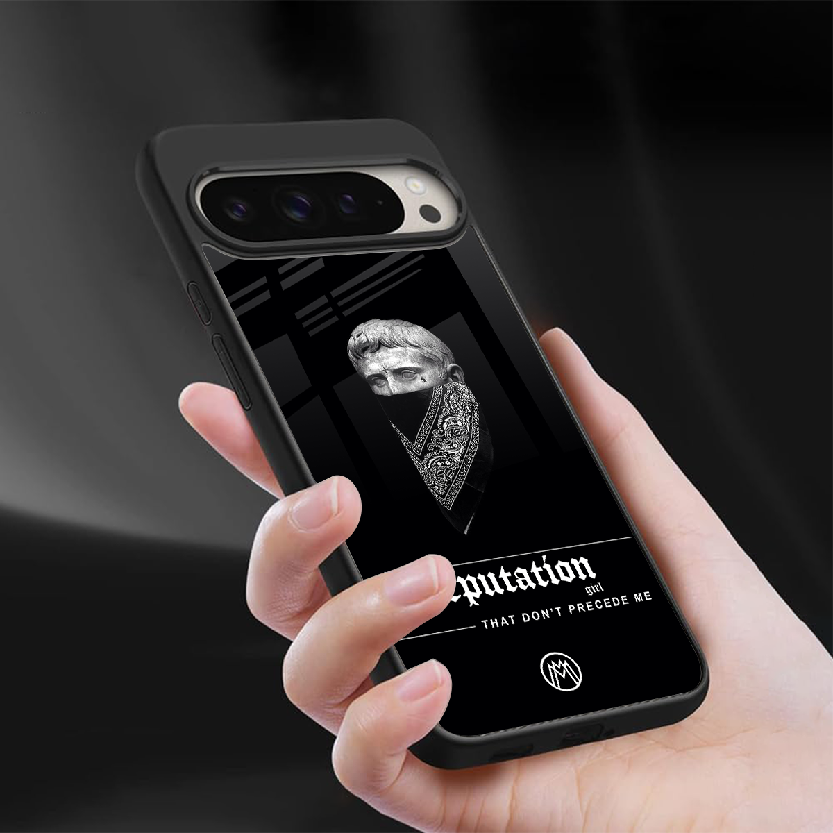 notorious back phone cover | glass case for google pixel 9 pro