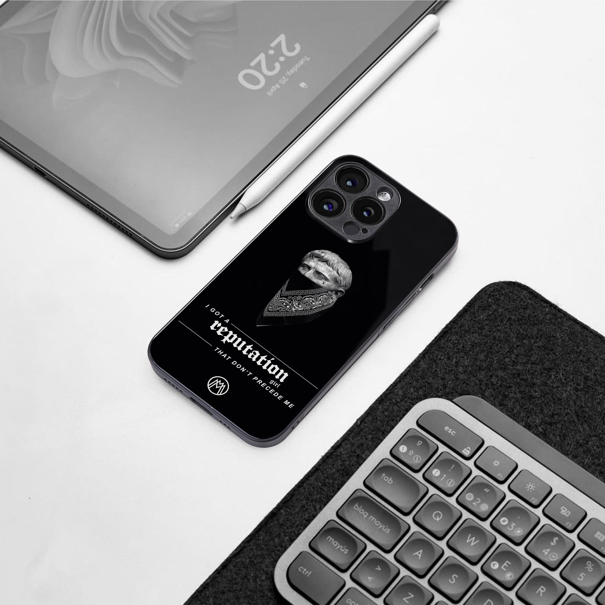 notorious back phone cover | glass case for google pixel 9 pro