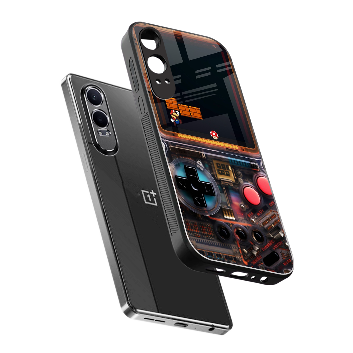 og gameboy back phone cover | glass case for oneplus nord ce 4 lite