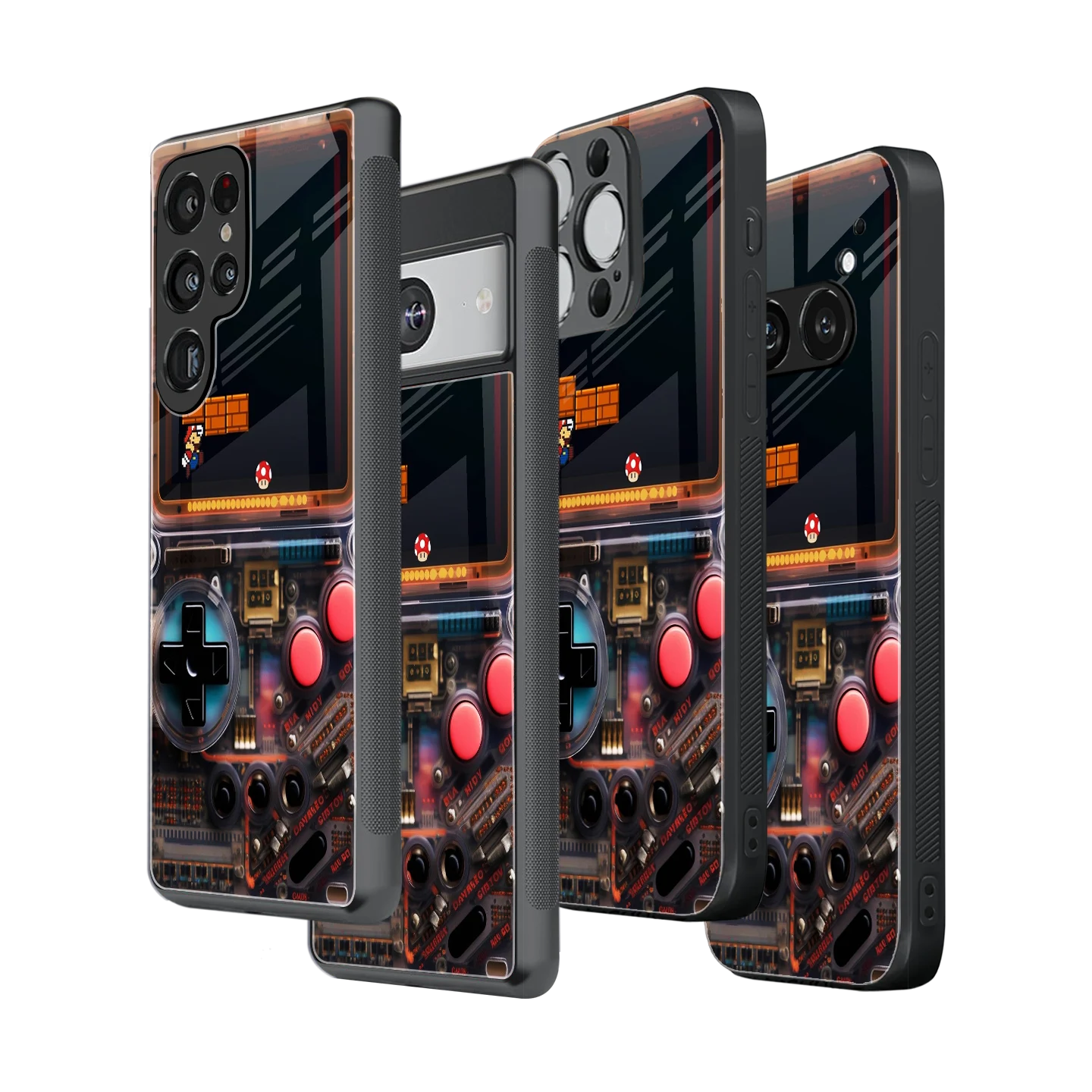 Stylish Glass Back Case for All Smartphones โ iPhone, Samsung, OnePlus, Pixel, Redmi, Oppo, Vivo, Motorola