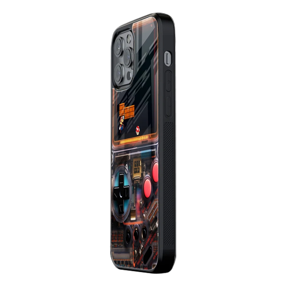 Slim Glass Back Phone Case for Multiple Brands โ iPhone, Samsung, Redmi, OnePlus, Oppo, Vivo