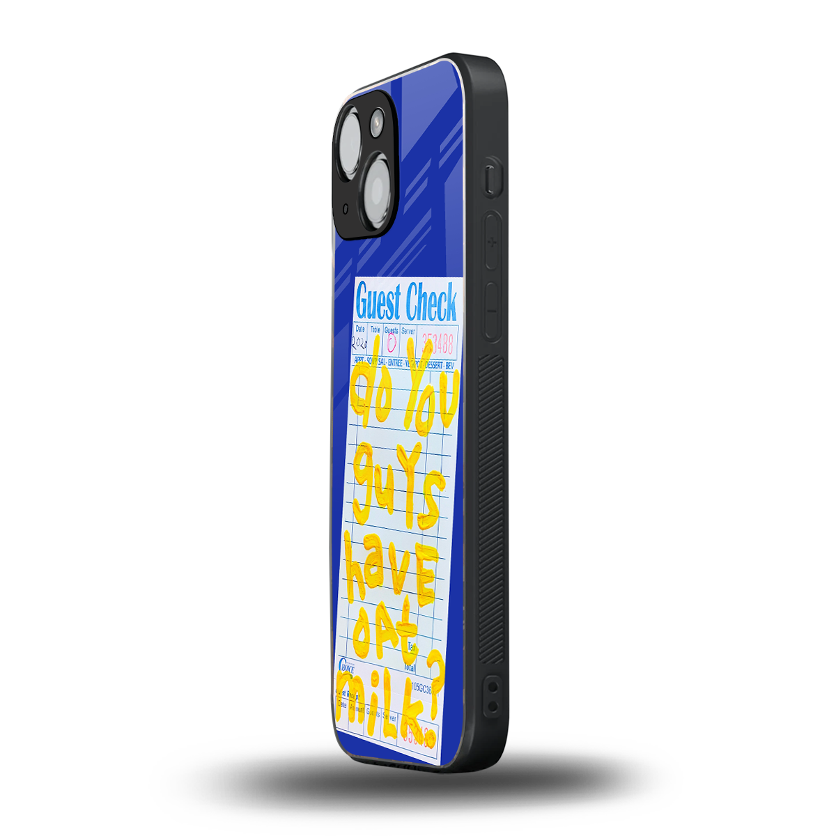 oat milk back phone cover | glass case for iphone 13 mini