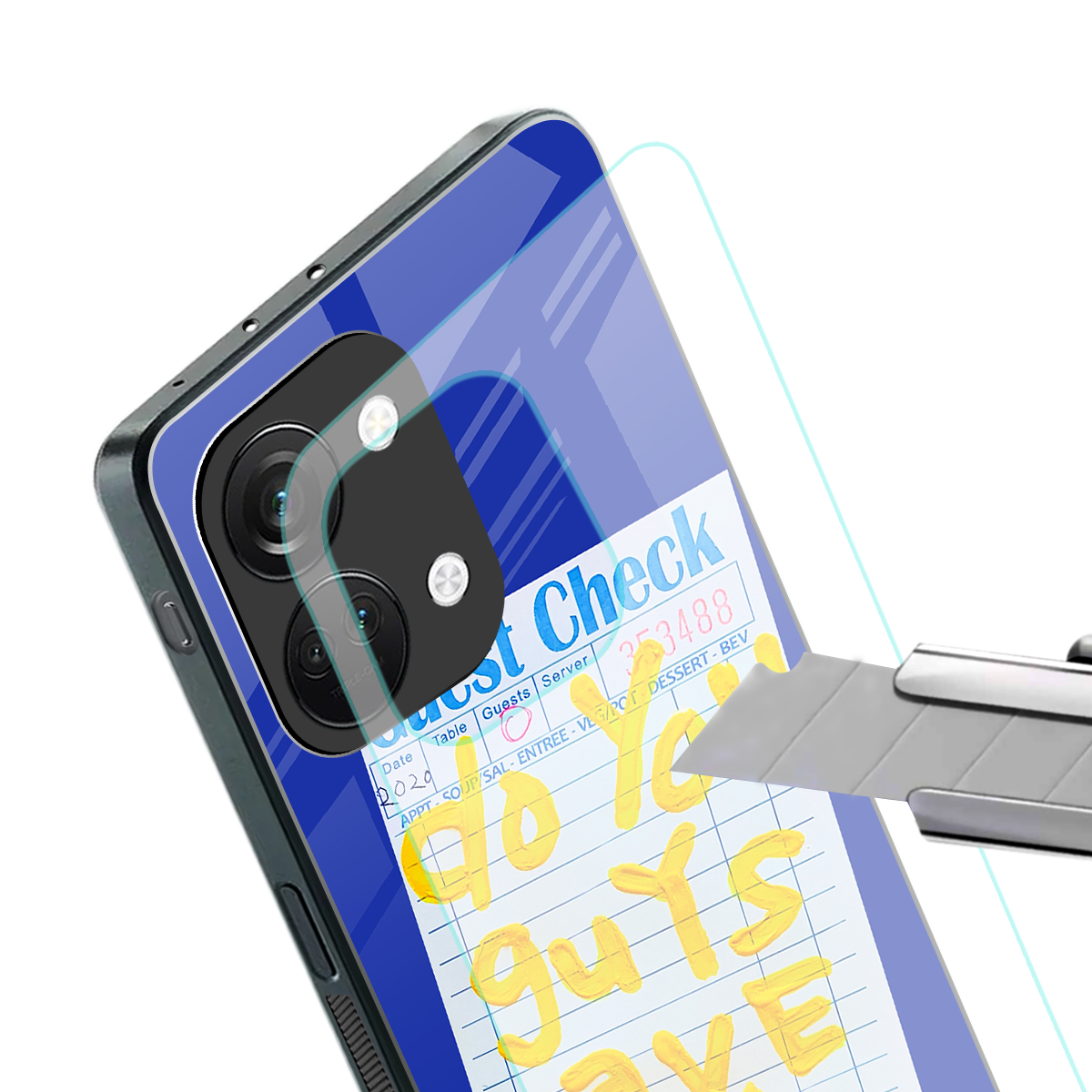 oat milk back phone cover | glass case for oneplus nord 3