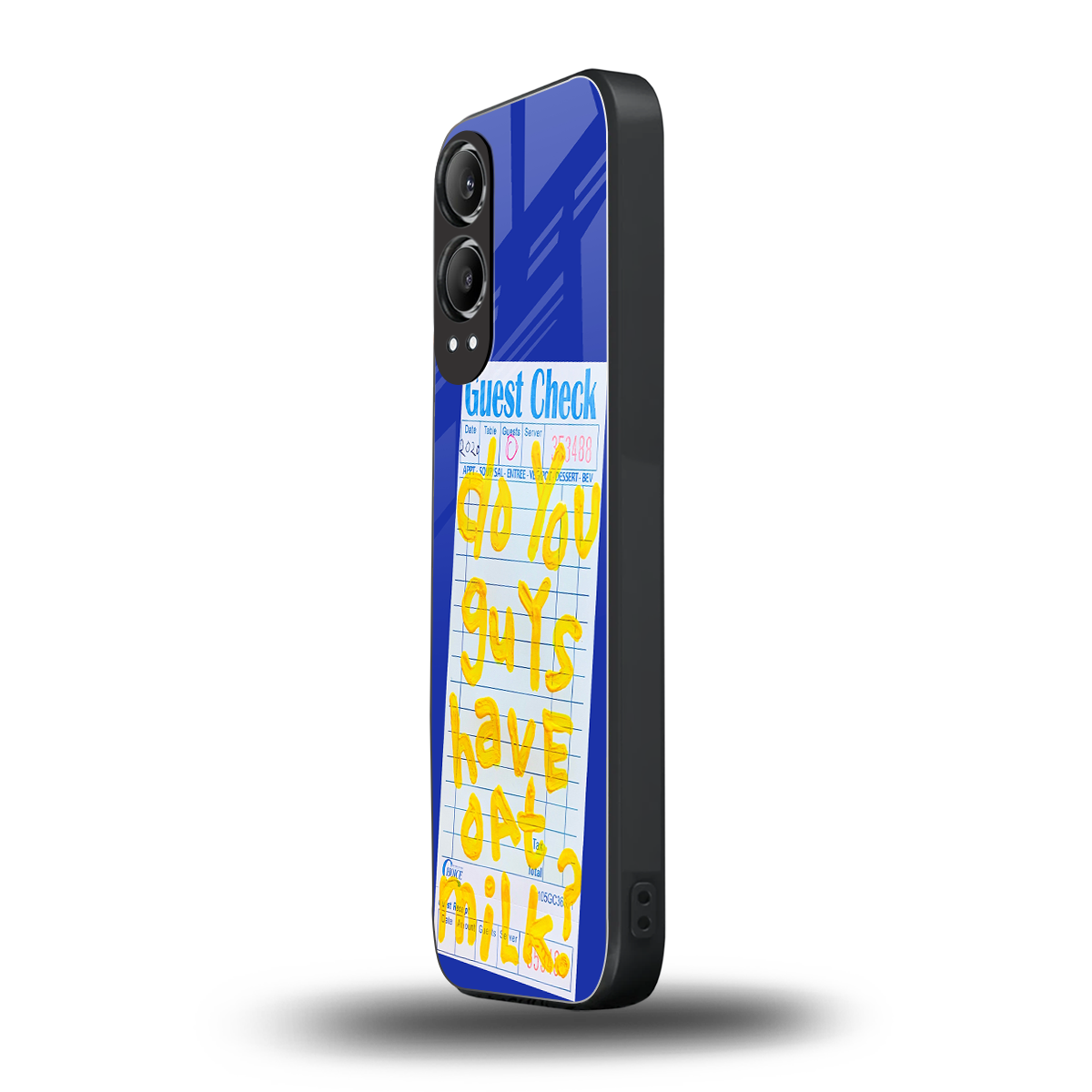 oat milk back phone cover | glass case for oneplus nord ce 4 lite