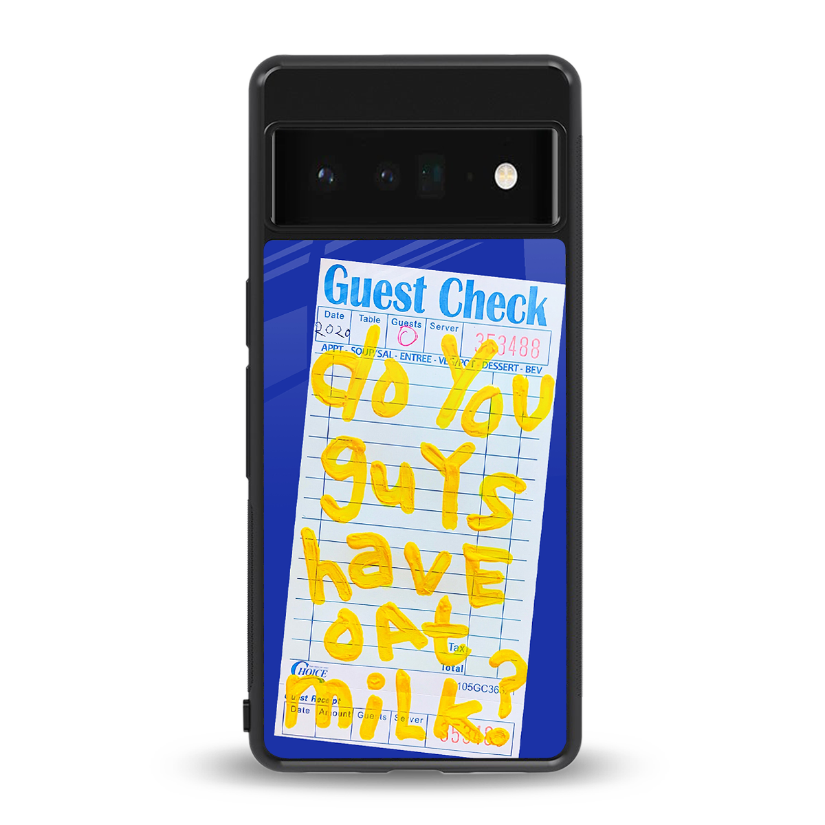 oat milk back phone cover | glass case for google pixel 6 pro