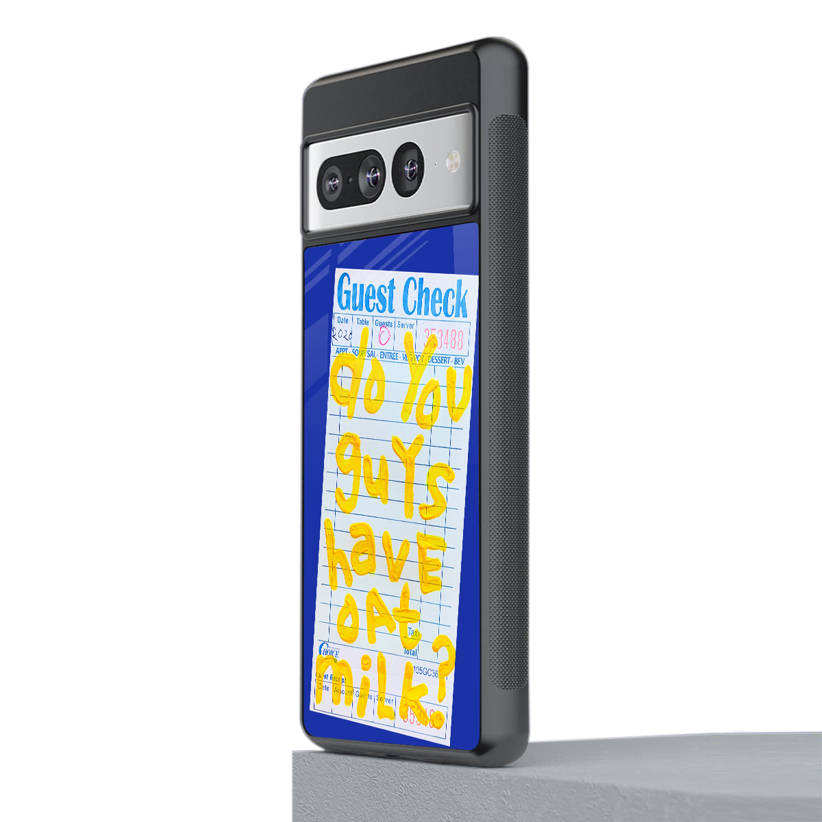 oat milk back phone cover | glass case for google pixel 7 pro