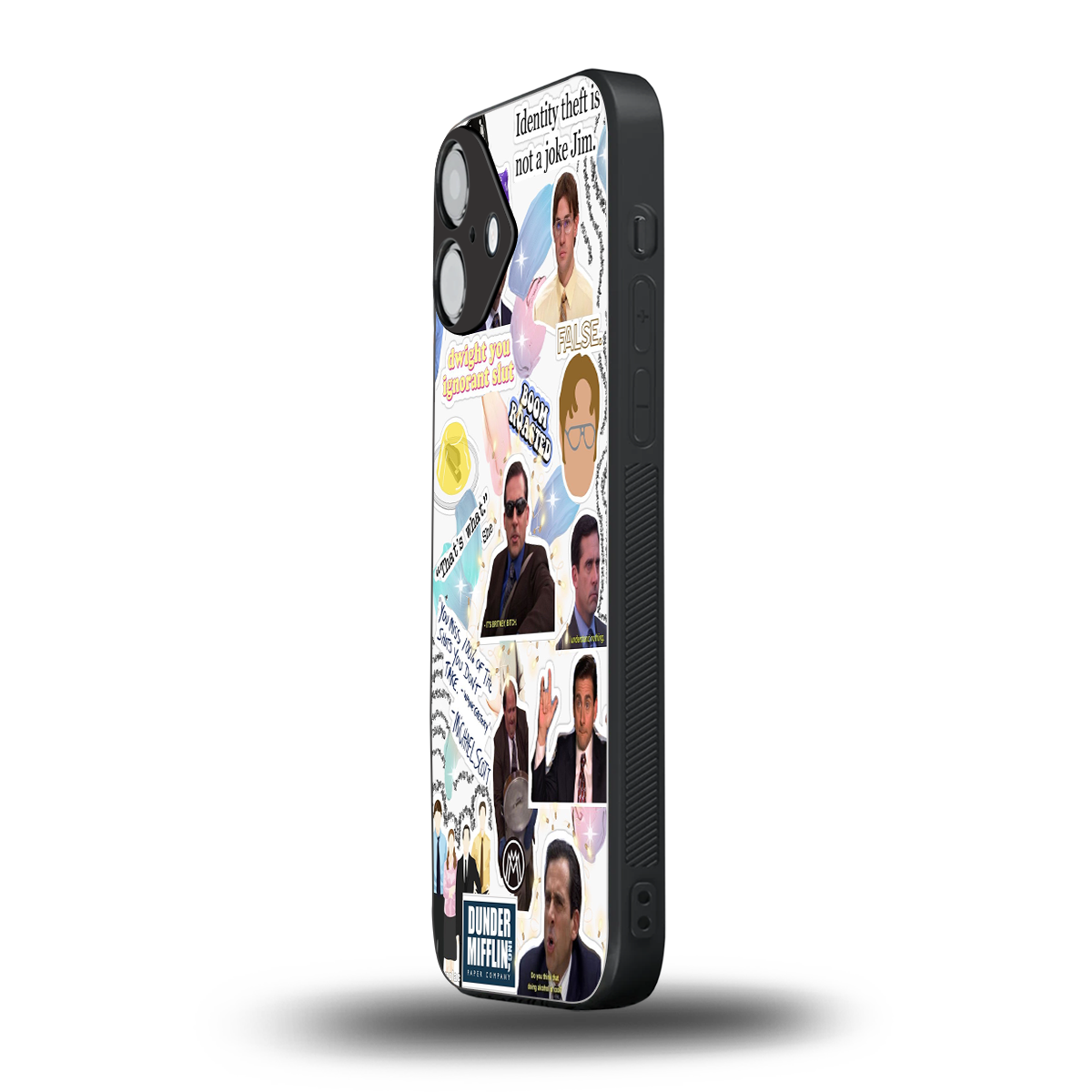 office mix back phone cover | glass case for iphone 16 plus