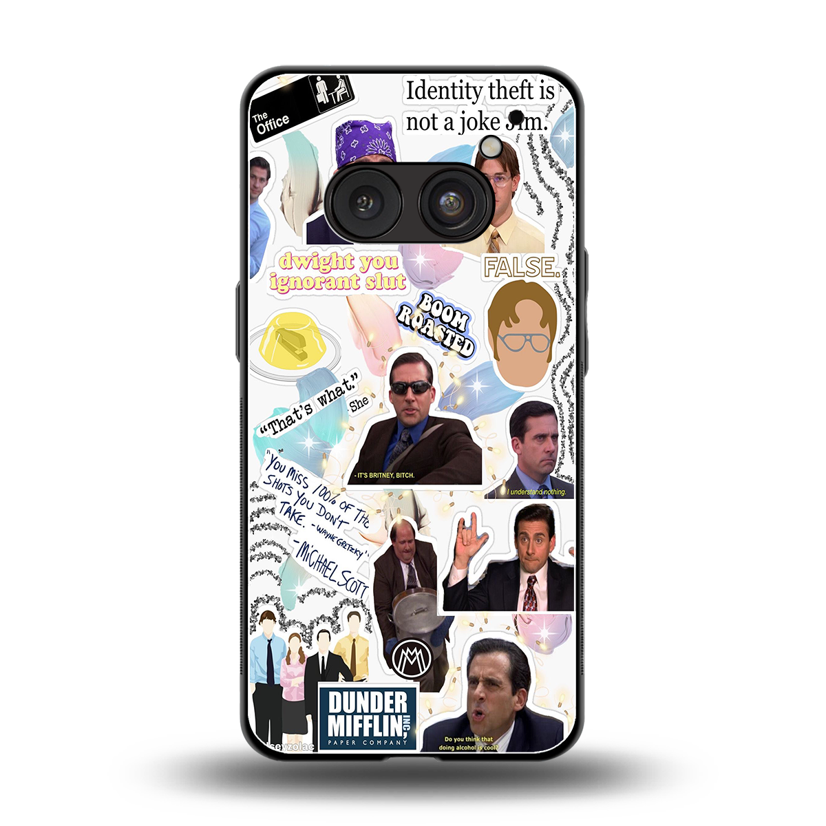 office mix back phone cover | glass case for nothing phone 2a