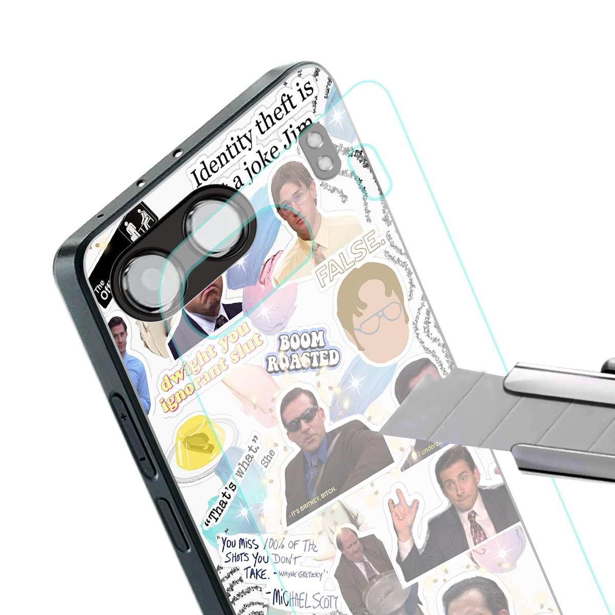 office mix back phone cover | glass case for oneplus nord 4