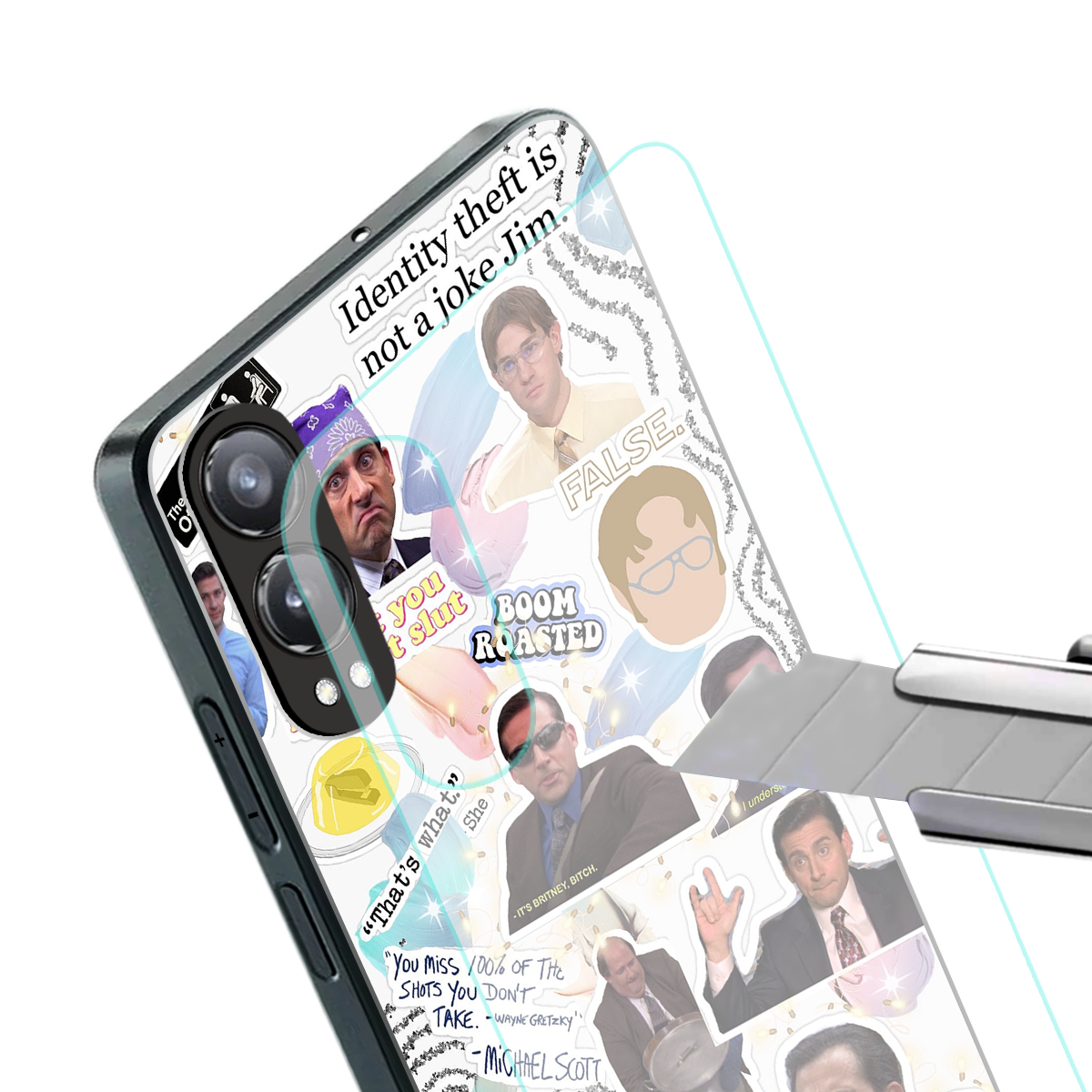 office mix back phone cover | glass case for oneplus nord ce 4 lite