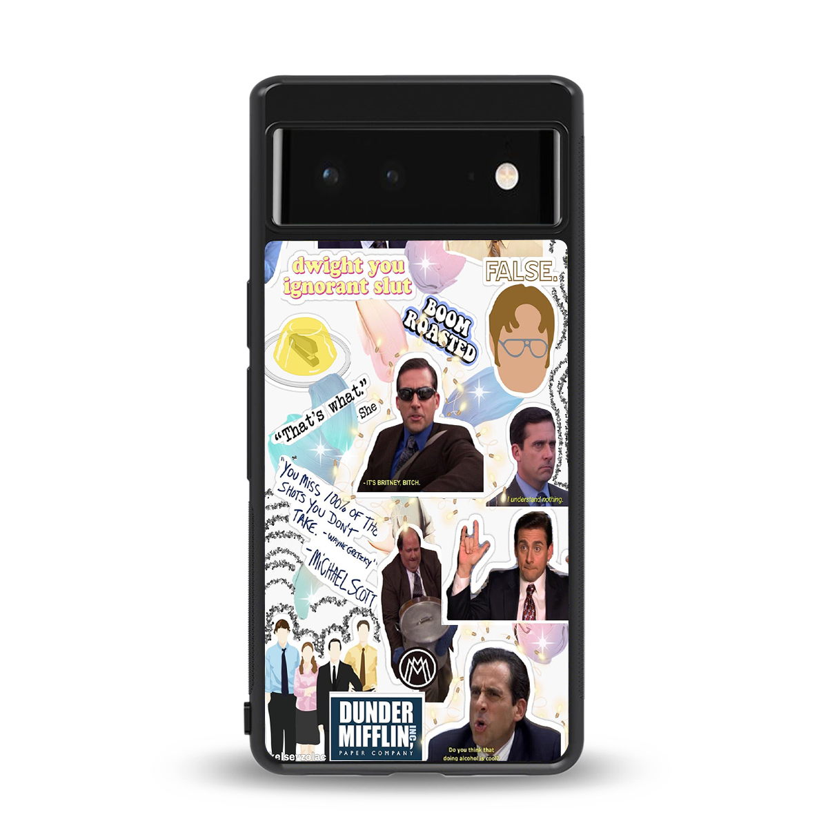 office mix back phone cover | glass case for Google Pixel 6A