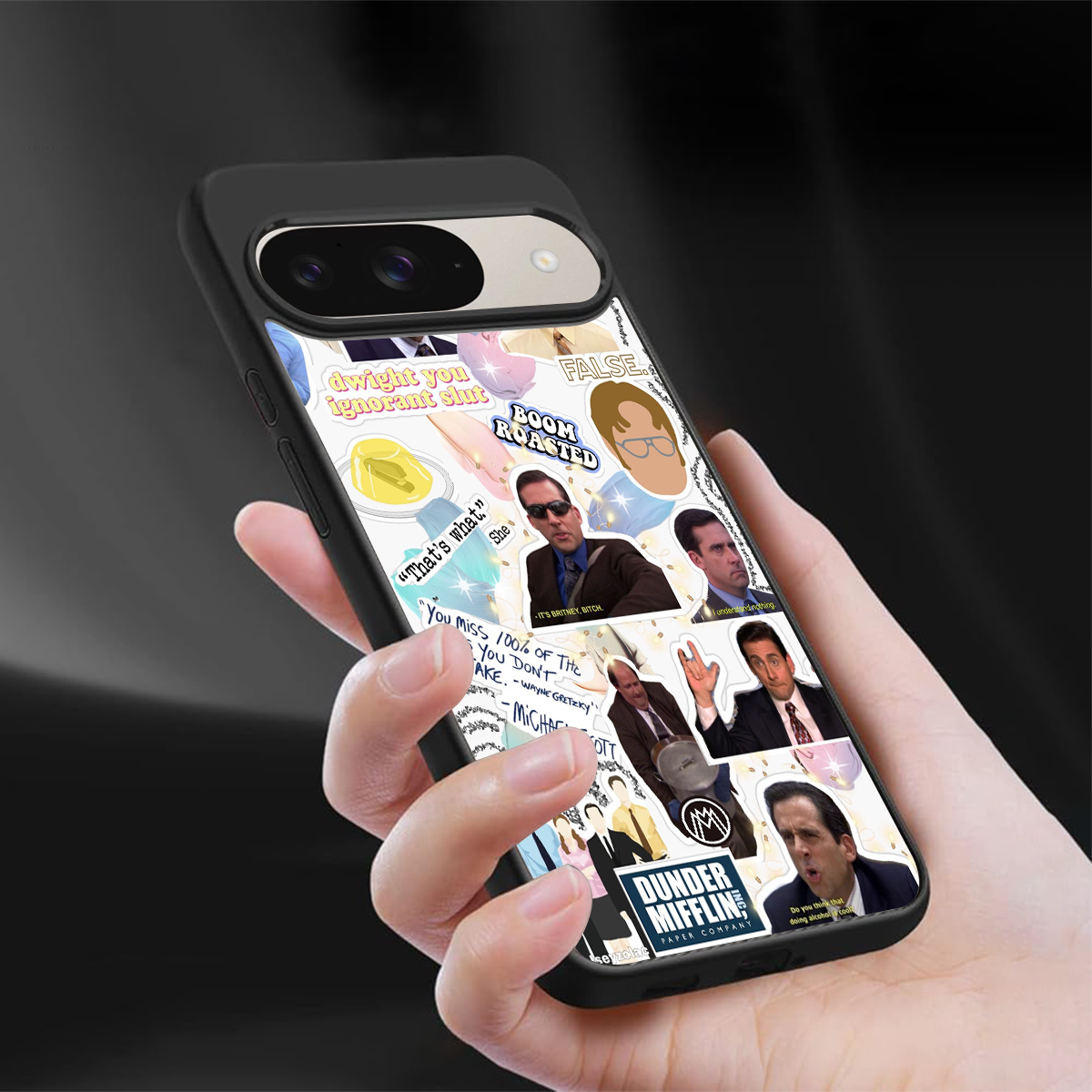 office mix back phone cover | glass case for google pixel 9
