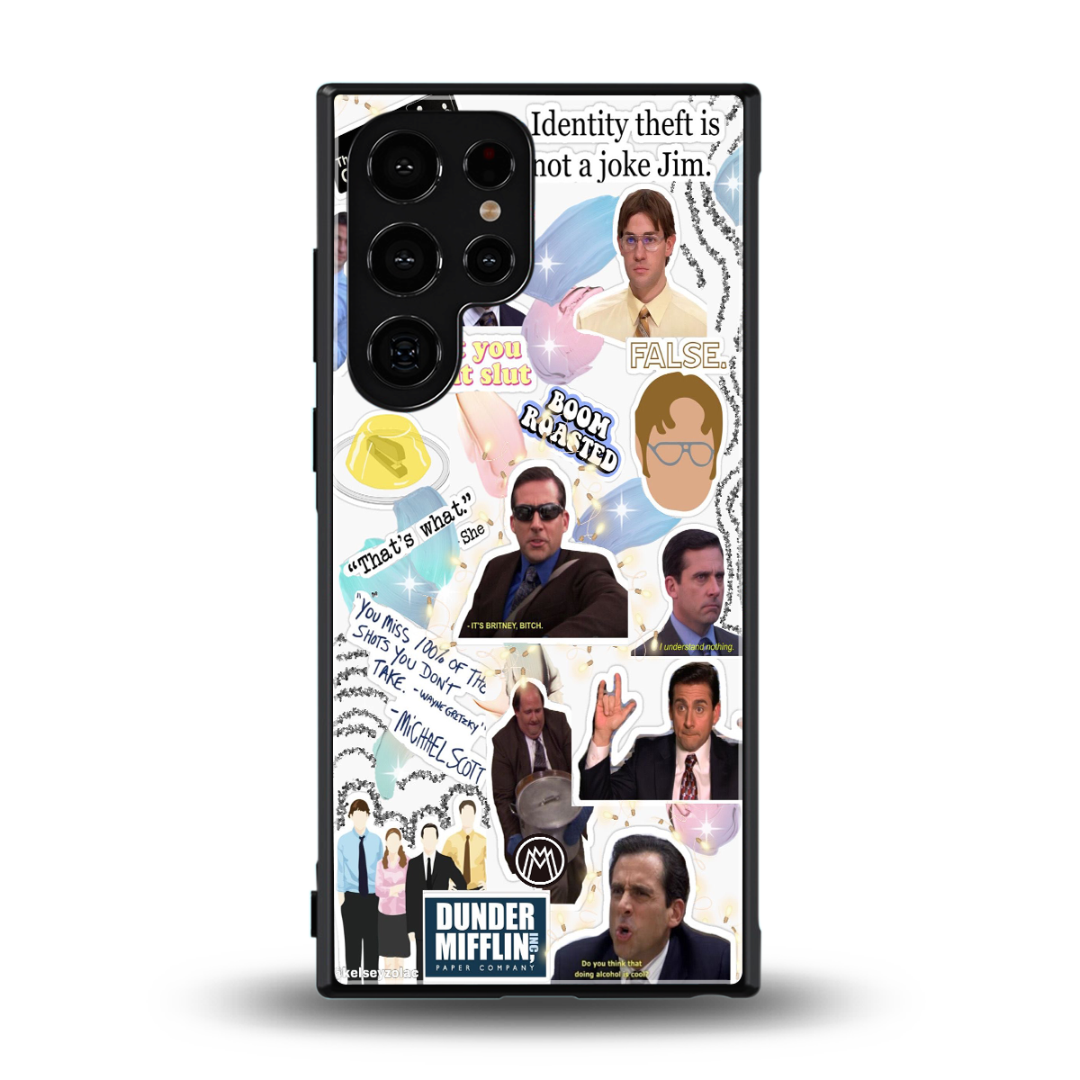 office mix back phone cover | glass case for samsung galaxy s24 ultra