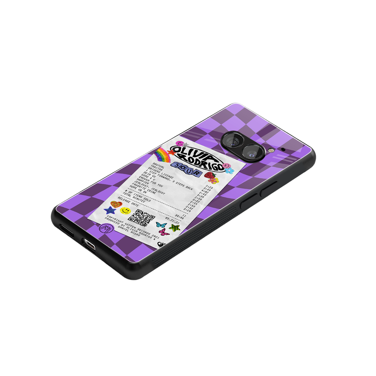 olivia rodrigo back phone cover | glass case for nothing phone 2a