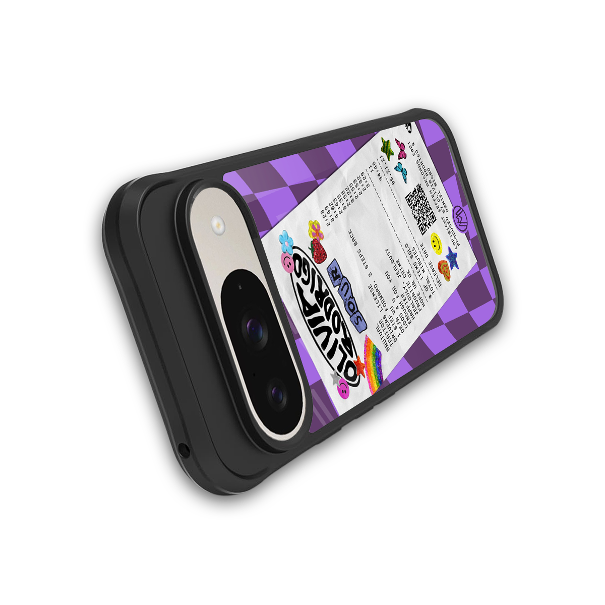 olivia rodrigo back phone cover | glass case for google pixel 9