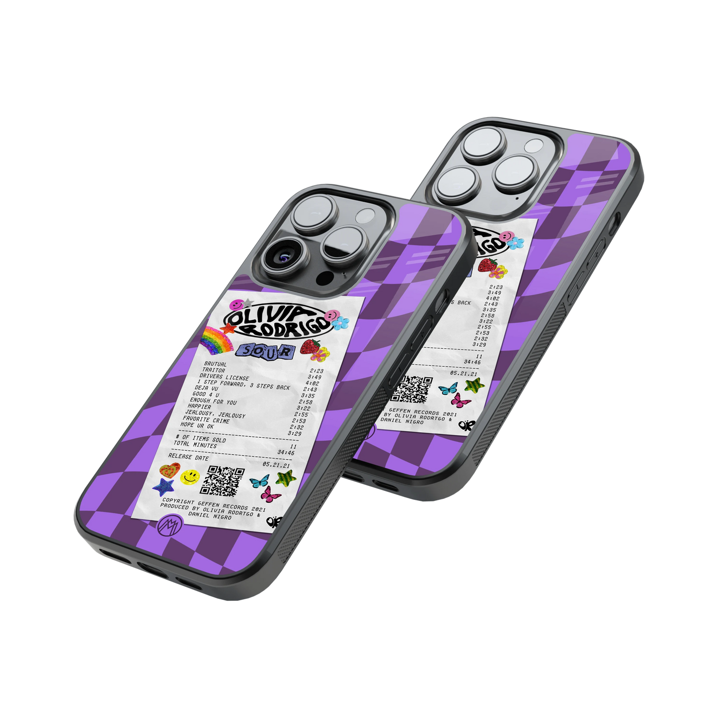 Protective Glass Back Phone Case Compatible with iPhone, Samsung, OnePlus, Pixel & More
