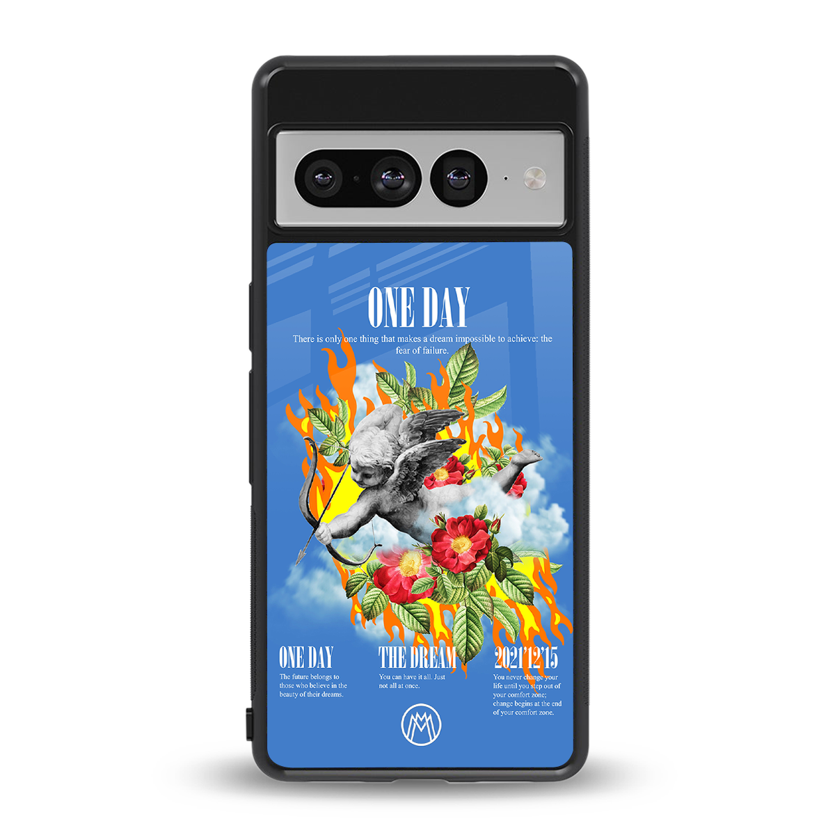 one day back phone cover | glass case for google pixel 7 pro