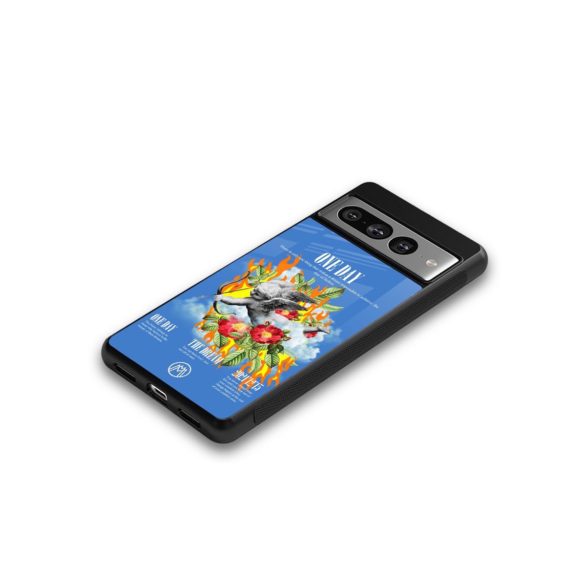 one day back phone cover | glass case for google pixel 7 pro