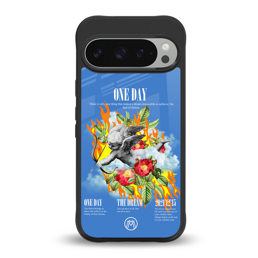 one day back phone cover | glass case for google pixel 9 pro