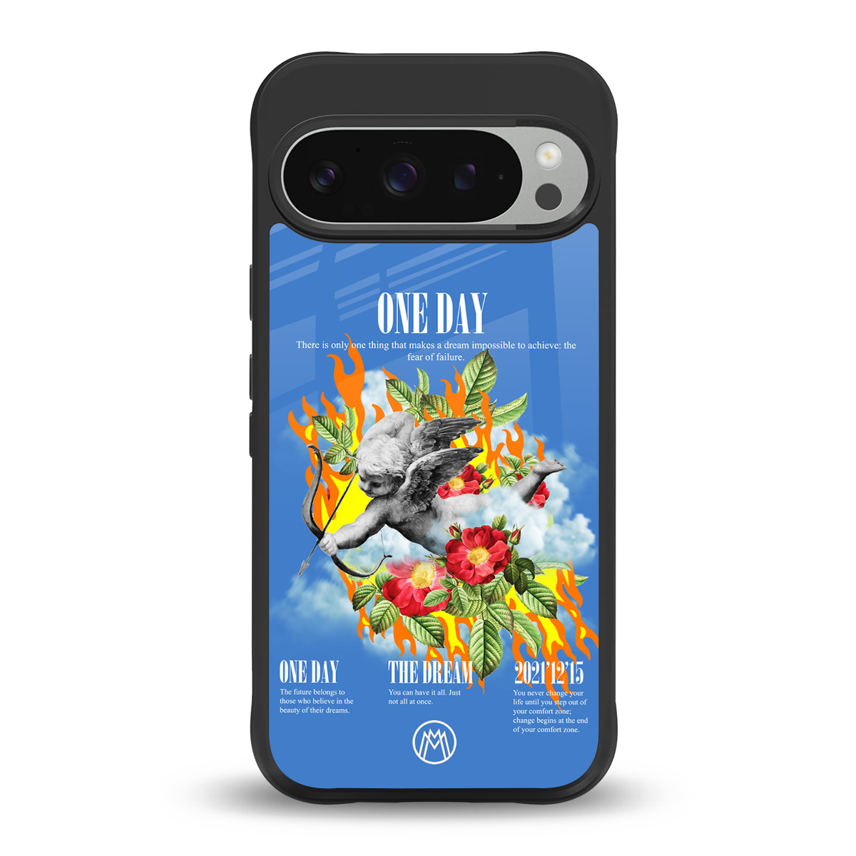one day back phone cover | glass case for google pixel 9 pro