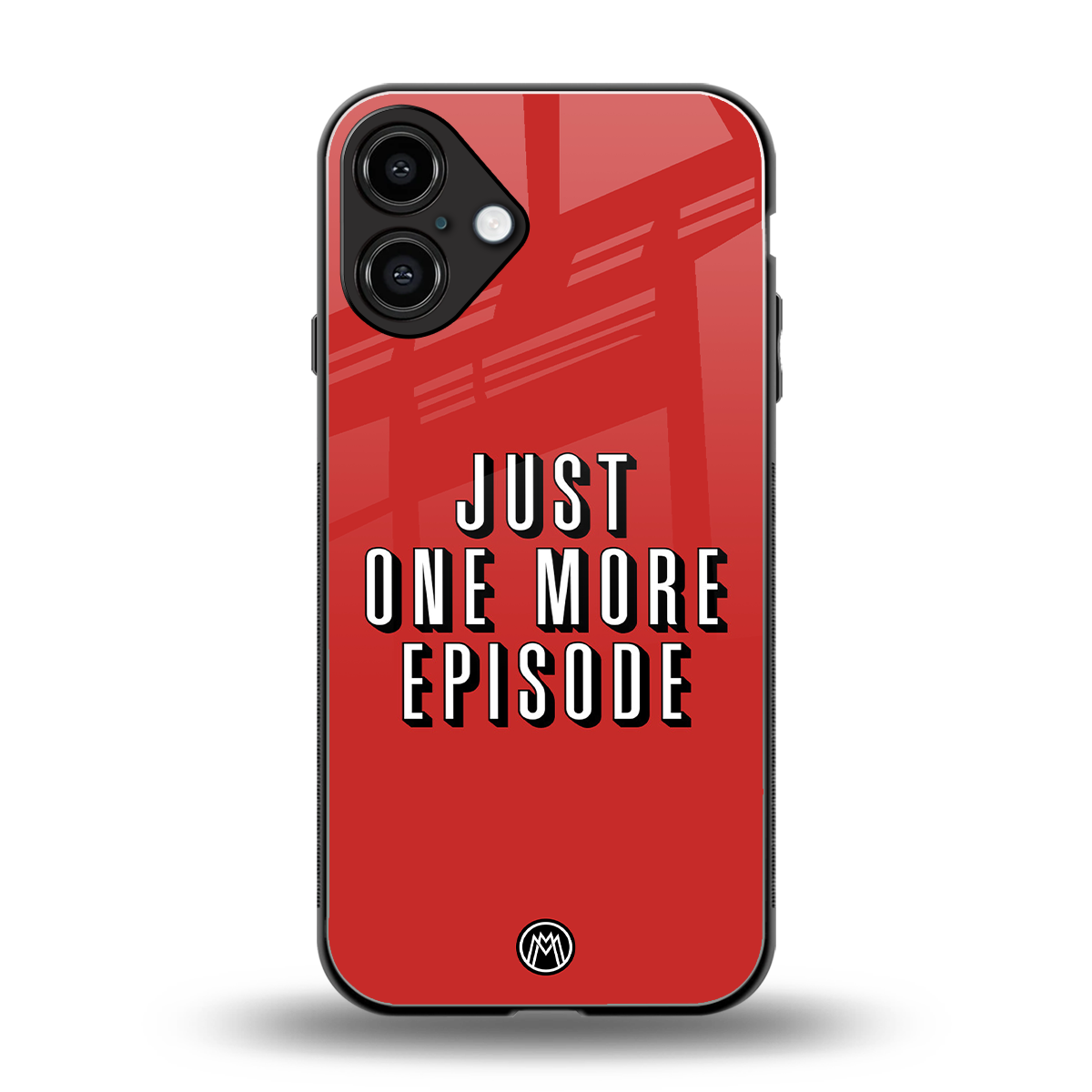 one more episode netflix back phone cover | glass case for iphone 16 plus