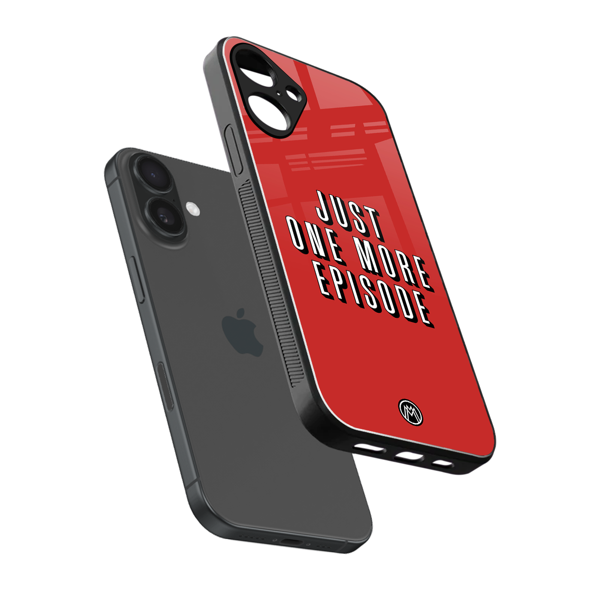 one more episode netflix back phone cover | glass case for iphone 16 plus