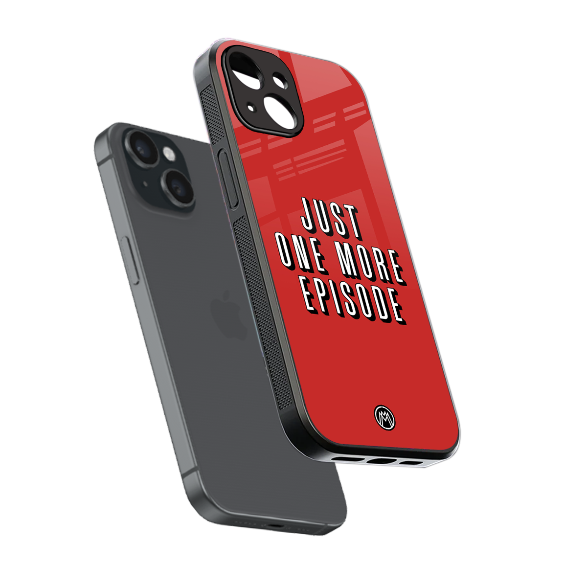 one more episode netflix back phone cover | glass case for iphone 15