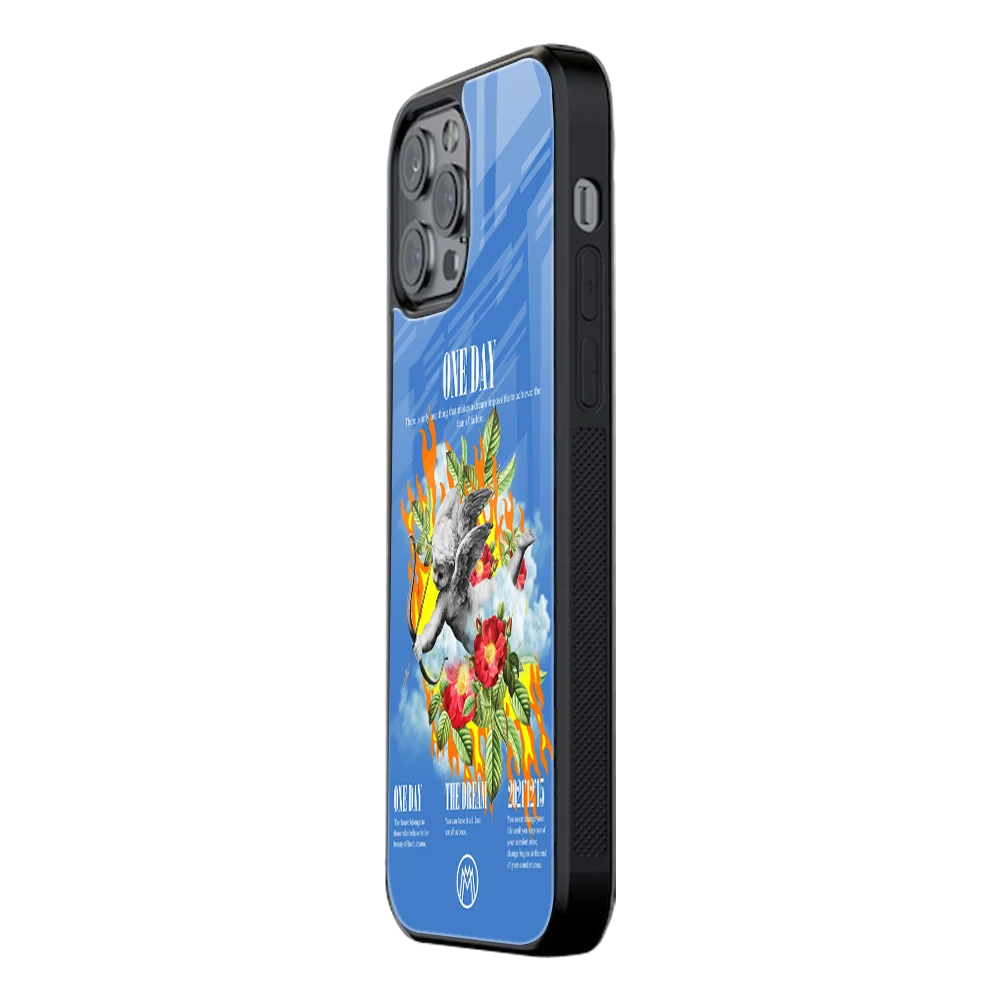 Slim Glass Back Phone Case for Multiple Brands โ iPhone, Samsung, Redmi, OnePlus, Oppo, Vivo