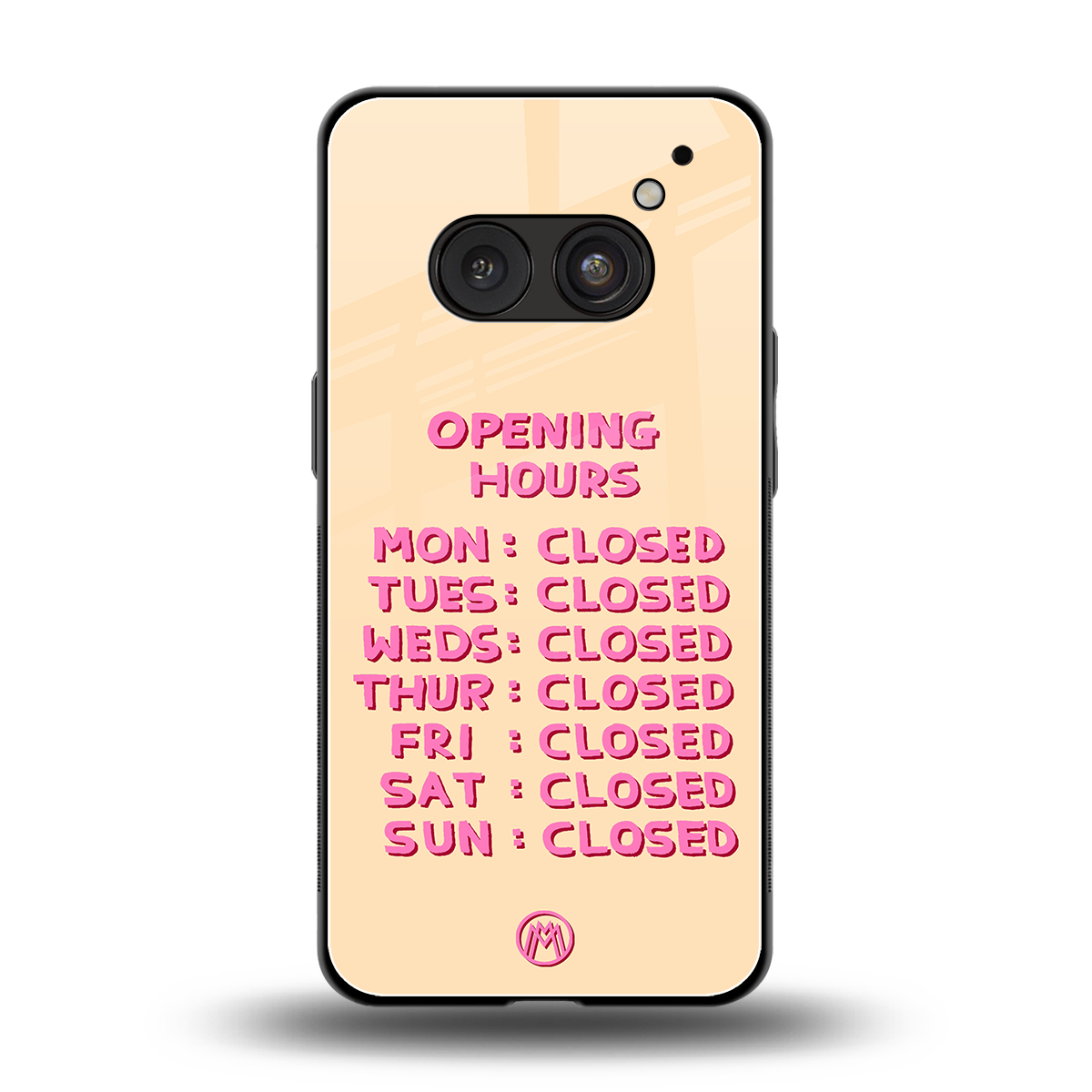 opening hours back phone cover | glass case for nothing phone 2a