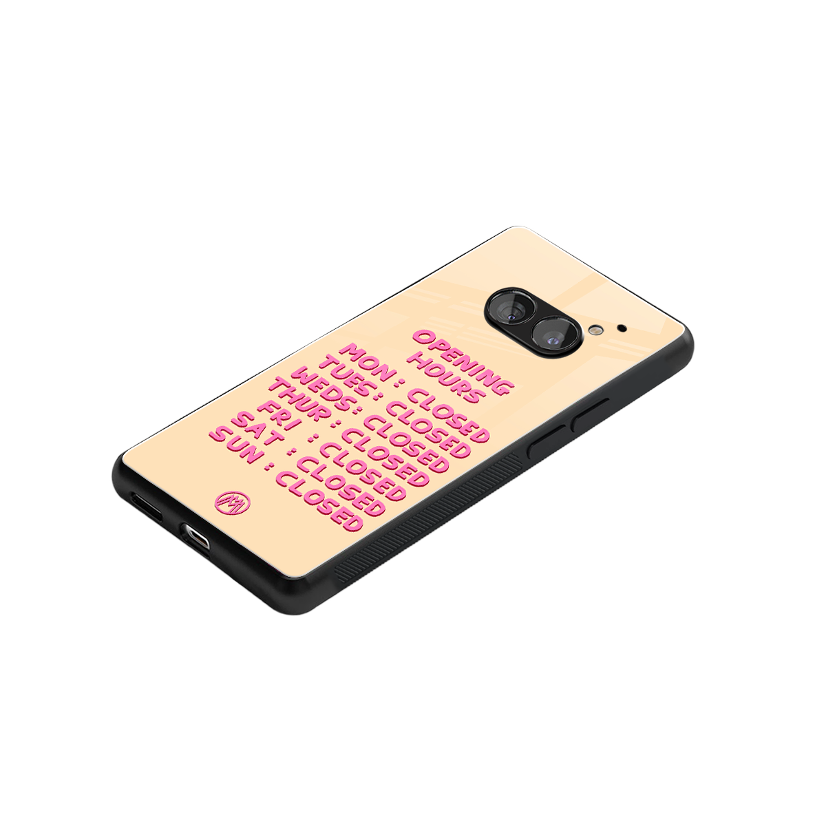 opening hours back phone cover | glass case for nothing phone 2a
