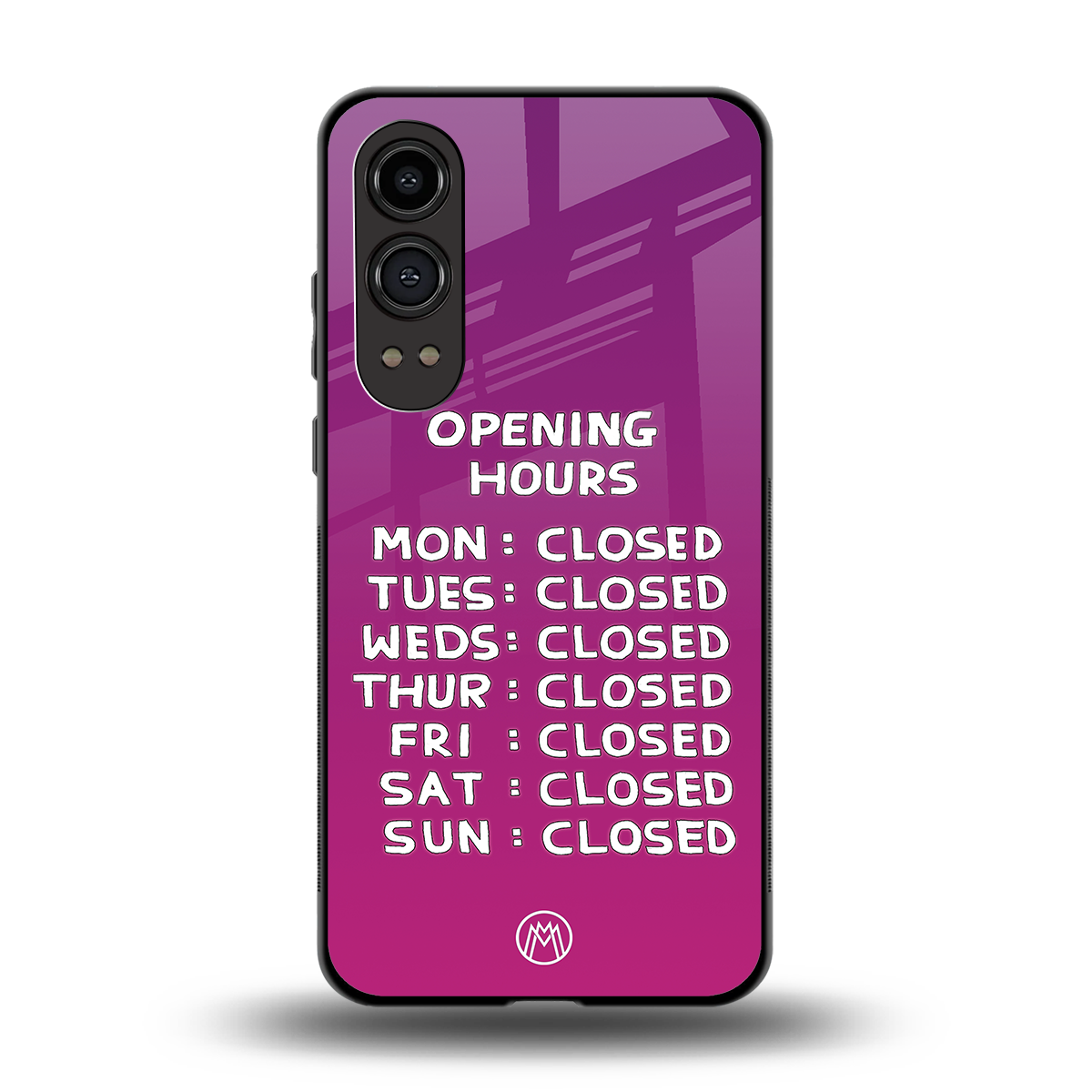 opening hours pink edition back phone cover | glass case for oneplus nord ce 4 lite