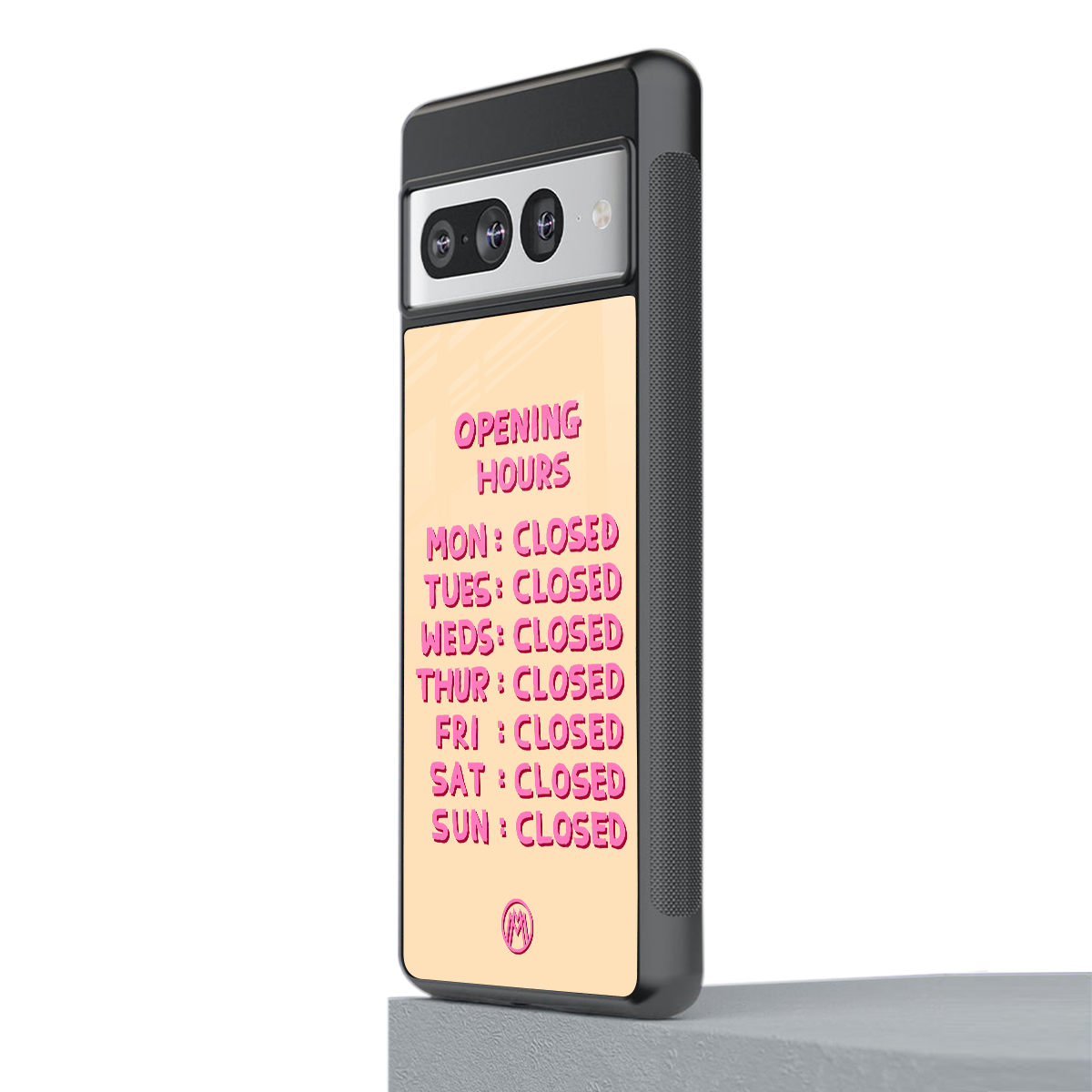 opening hours back phone cover | glass case for google pixel 7 pro
