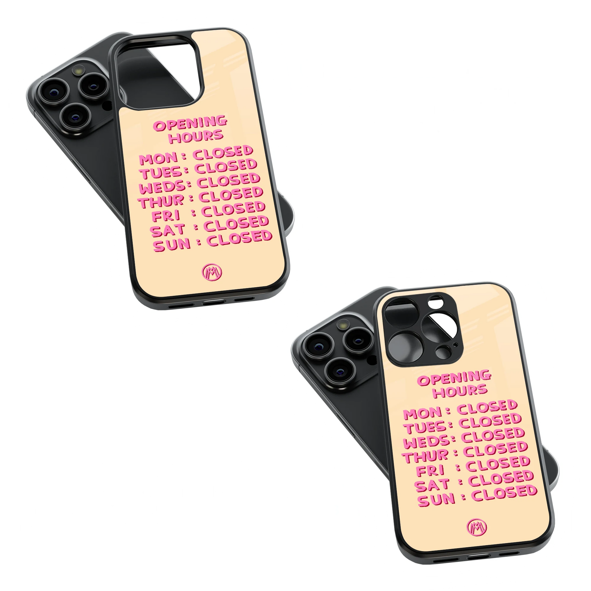 Trendy Glass Back Mobile Case for iPhone, Samsung, Redmi, OnePlus, Google Pixel, Motorola