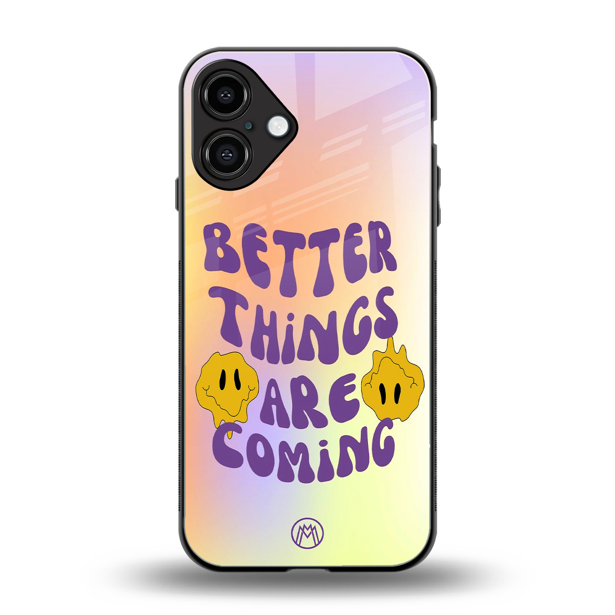optimism back phone cover | glass case for iphone 16 plus