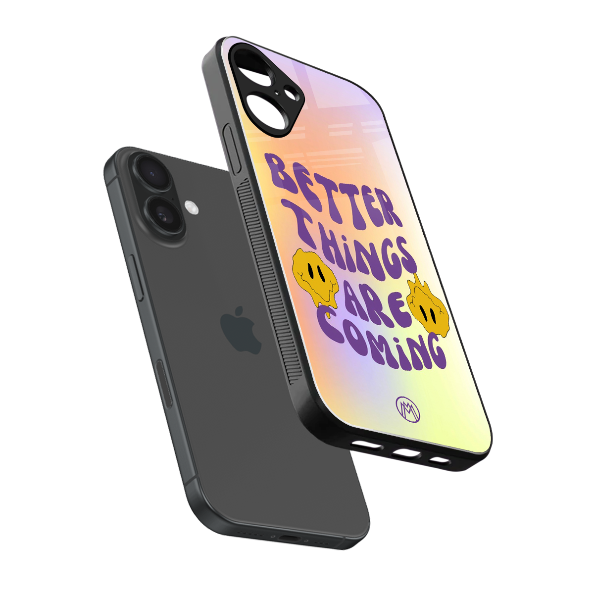 optimism back phone cover | glass case for iphone 16 plus