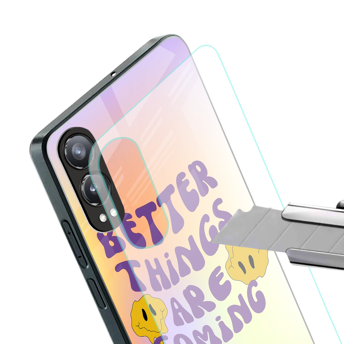 optimism back phone cover | glass case for oneplus nord ce 4 lite